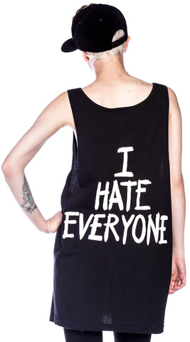 I Hate Everyone Favorite Unisex Tank Top - White