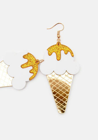 Sweet Scoop Ice Cream Earrings