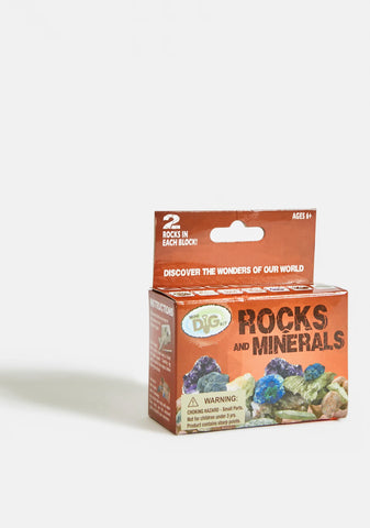 Rocks & Minerals Mini Excavation Kit