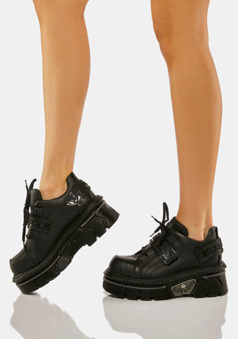 Techno C1 Leather Sneakers