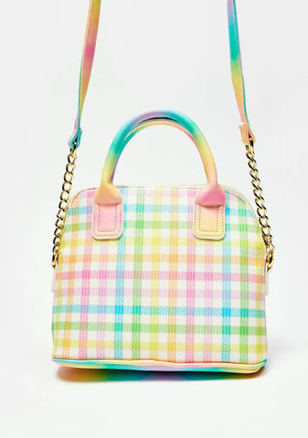 Kitsch PVC Dome Crossbody Bag