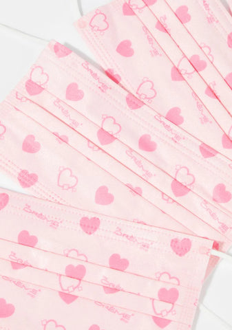 Heart's Content Disposable Face Masks