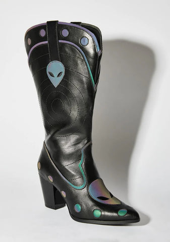 Space Cowgirl Reflective Boots