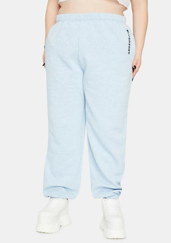 Plus Blue Kanji Jogger Sweatpants