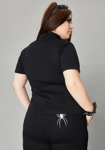 These Feelings Are Fatal Mock Neck Tee