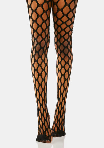 Stunning Take Pothole Net Tights