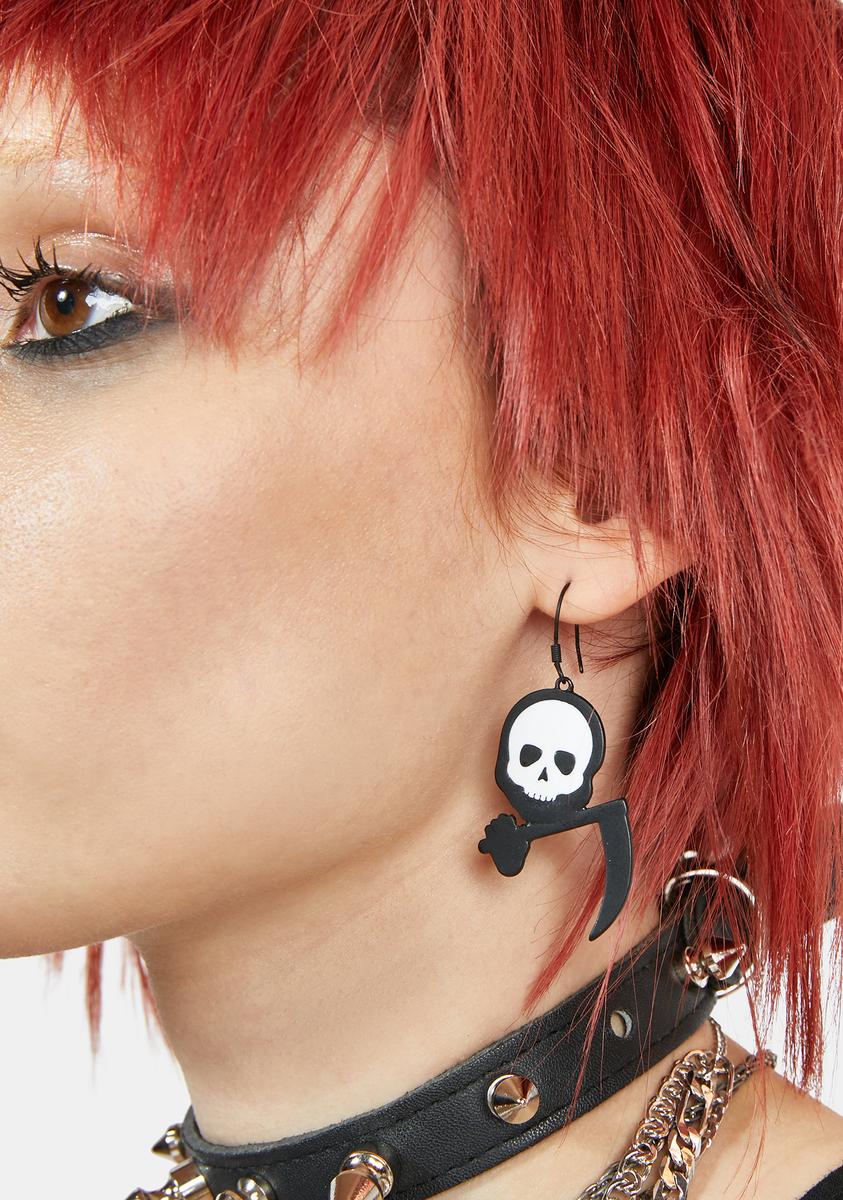 Killer Cutie Grim Reaper Earrings