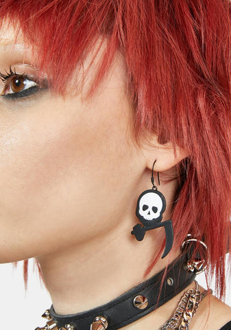 Killer Cutie Grim Reaper Earrings
