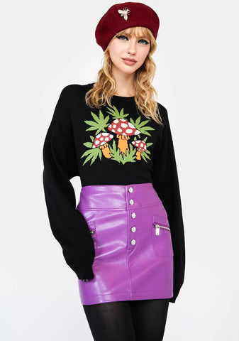 Trippy Mist Mini Skirt