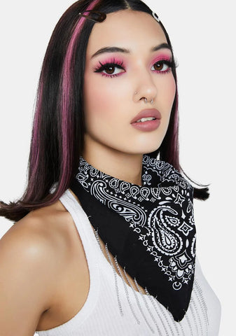 Black Knox Chained Bandana