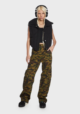 Baggy Camo Cargo Pants