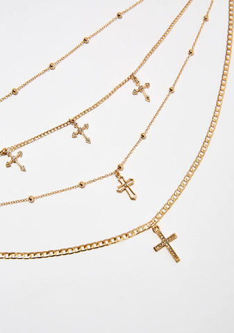 Angel BB Layered Necklace