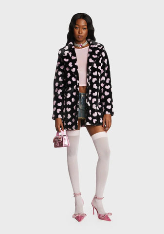 Wicked Loyal Maneater Faux Fur Coat