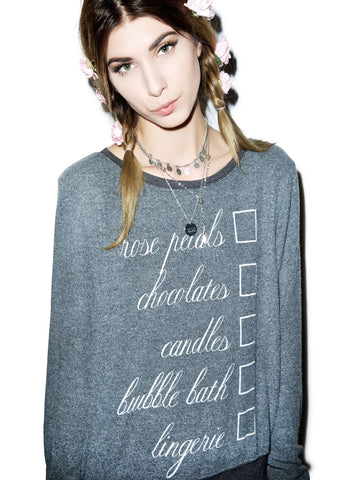 Hot Date Baggy Beach Jumper