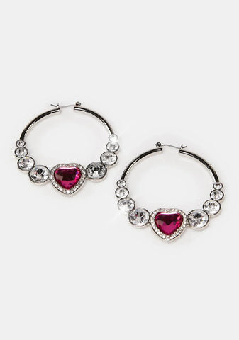 Royalty Hoop Earrings