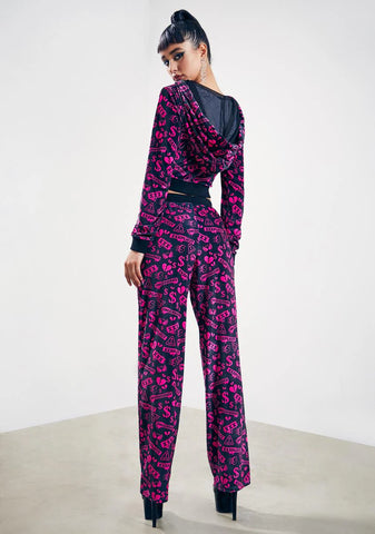 Certified Freak Velour Track Pants