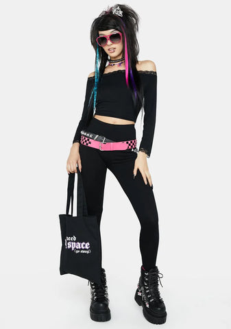 Line In A Song Crop Top