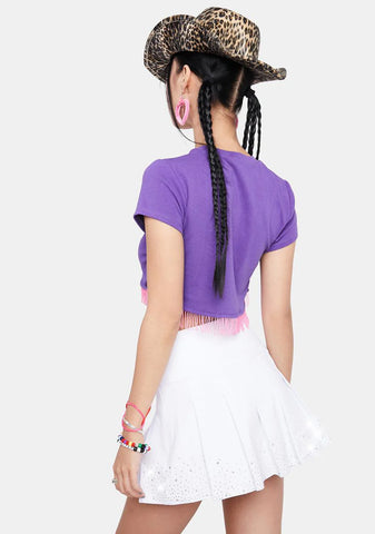 Wanna Cash Out Pleated Skirt