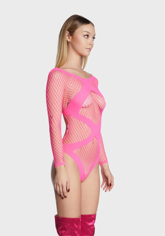 Lost In The Heat Fishnet Bodysuit