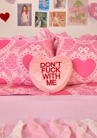 Heart Facts Throw Pillow