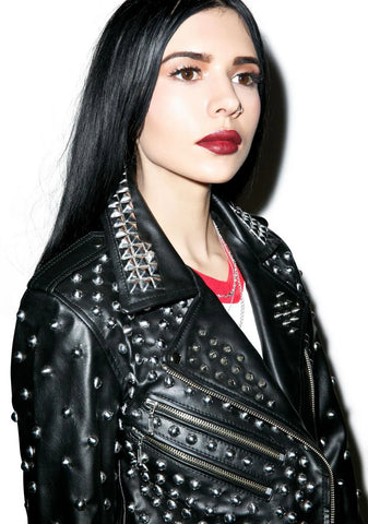Vicious Vegan Studded Jacket