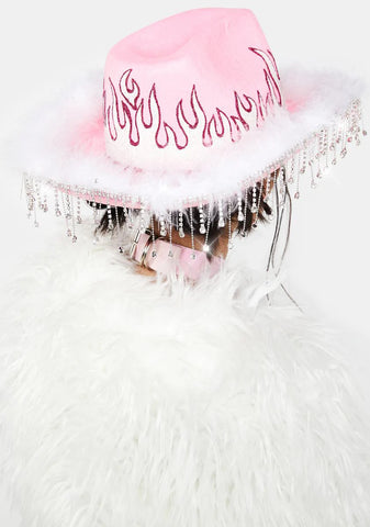 Sweet Devil's Inferno Flame Cowboy Hat