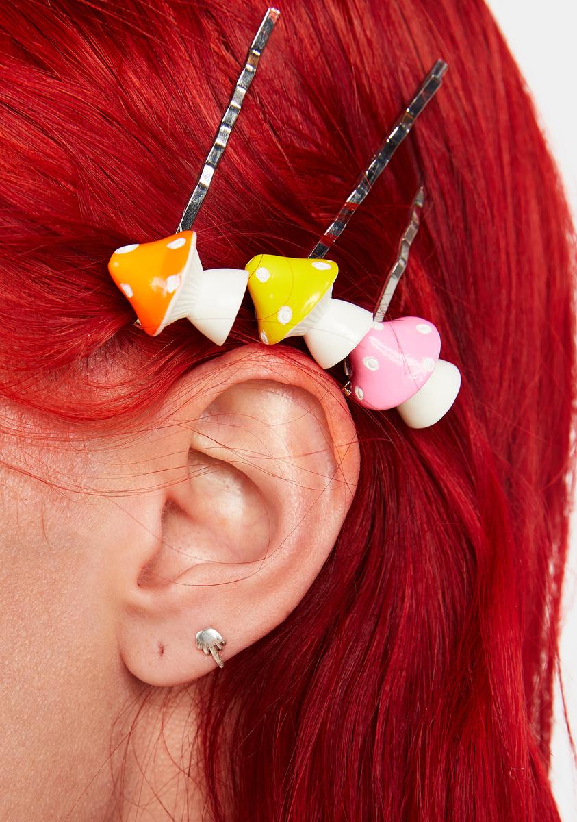 Mushroom Make Believe Bobby Pin Pack