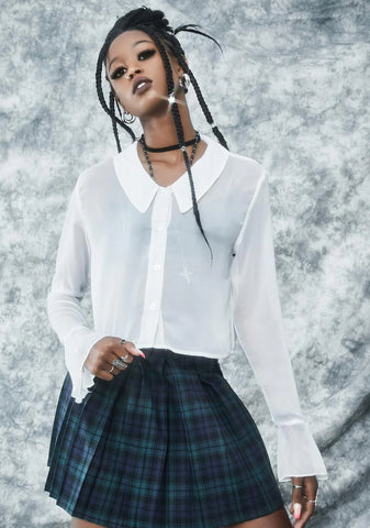 Hell's Belles Sheer Blouse