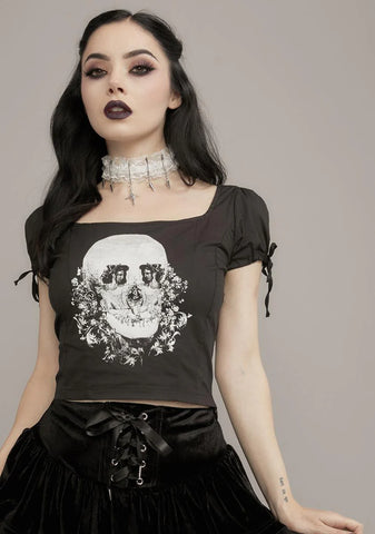 Death Grows Graphic Baby Tee