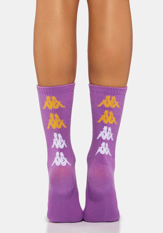 Violet Authentic Assis 1 Pack Socks