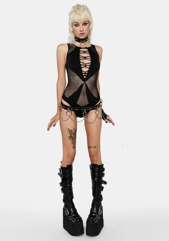 Razor's Edge Fishnet Bodysuit