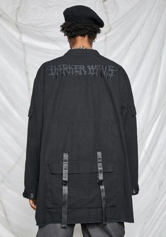 Synth Unisex Washed Utility Jacket