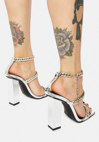 Chrome Celebrity Heels