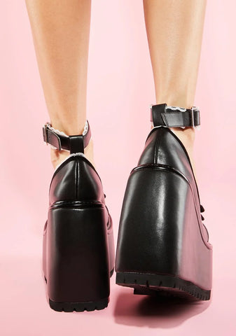 All Fall Down Wedge Mary Janes