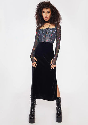 Kona Long Sleeve Corset Top