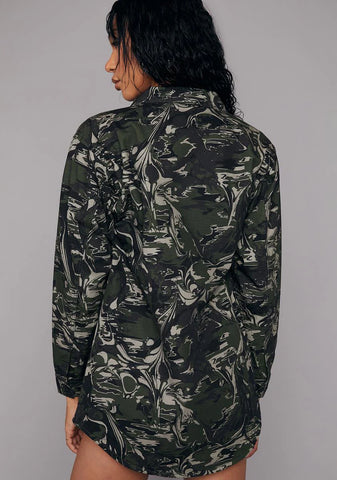 I'm A Catch Printed Jacket