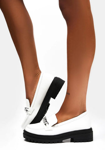 Angel Chained In Time Platform Oxfords