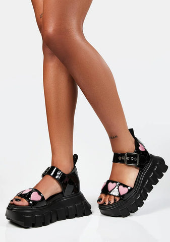 Rollercoaster Chunky Sandals