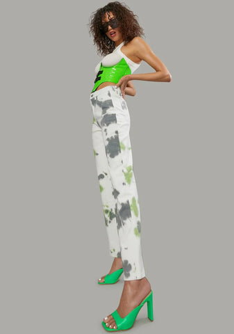 Splash Of Fun Tie Dye Denim Jeans