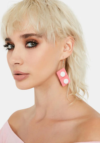 Candy All Fall Down Domino Earrings