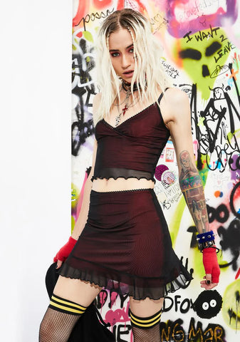 Unholy Expression Skirt Set