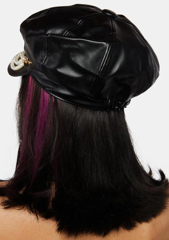 Clutch My Pearls Biker Hat
