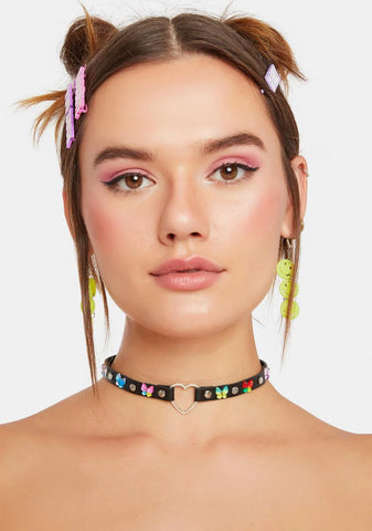 Love Me Harder Butterfly Choker