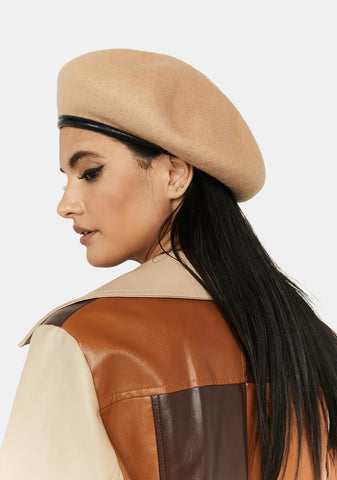 Tan New Around Here Beret