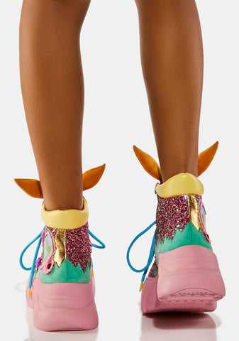 Run With Me Platform Sneakers