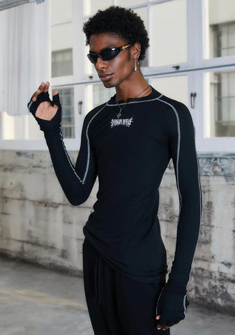 Kickdrum Gloved Long Sleeve Top