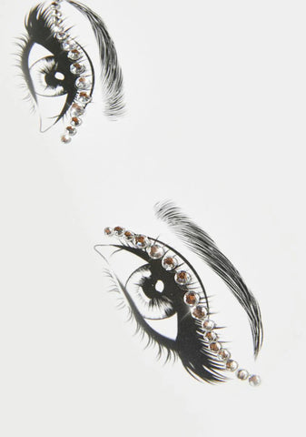 Lucite Love Clear Eye Gems