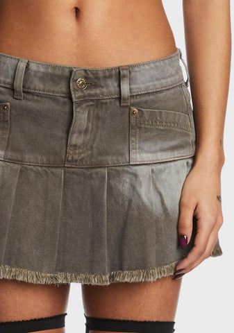 Nya Pleated Mini Skirt