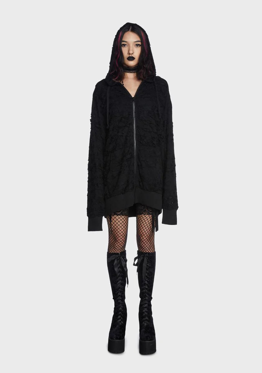 The Livin' Dead Shredded Hoodie