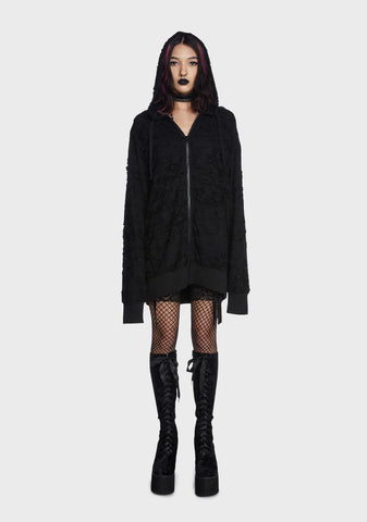 The Livin' Dead Shredded Hoodie